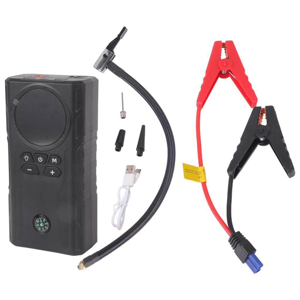 Portable Digital Tire Inflator Pump High Efficiency Tire Fast Inflation Easy Storage for Car Starting Device Maintenance