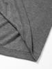 Hanes Long Sleeve Size L Size Men's V-Neck T-Shirt (HM4-Q509A), Charcoal, (Japan L)