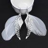 New Bohemia European Fashion Angel Wing Feather Earrings Foreign Earrings
