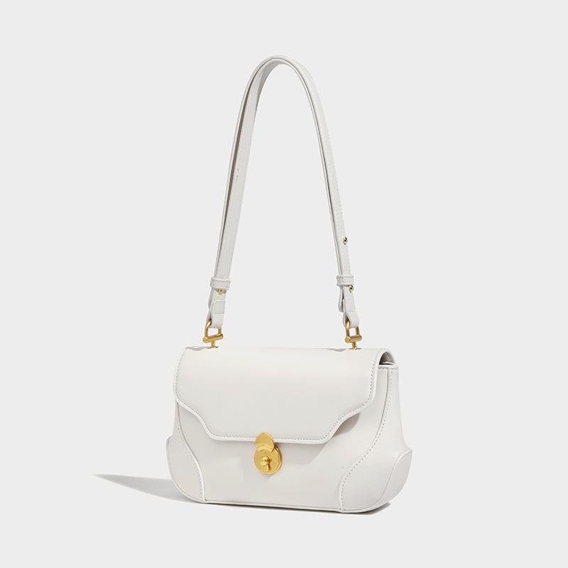 Vintage Versatile Women One Shoulder Bags Spring Summer Classic PU Leather Small Handbags Lady Elegant Underarm Bags Purses