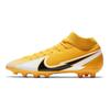 נעלי כדורגל Mercurial Superfly 7 Academy Low HG לגברים נעלי כדורגל צהוב שחור לבן AT7945-801