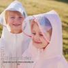 Beipeisi 2025 Kids' Rain Poncho with Backpack Slot