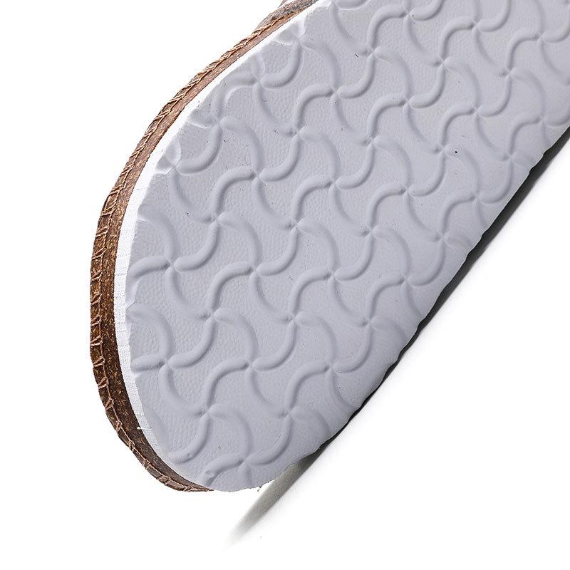 Summer Trend Cork Beach Flip Flops: Men's and Women's Korean-Style Leather Sandals