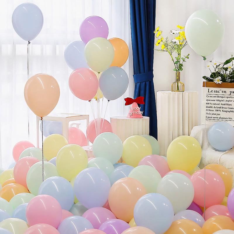 Thickened 10-Inch Matte Balloons - 1,000 Pieces for Weddings & Birthdays