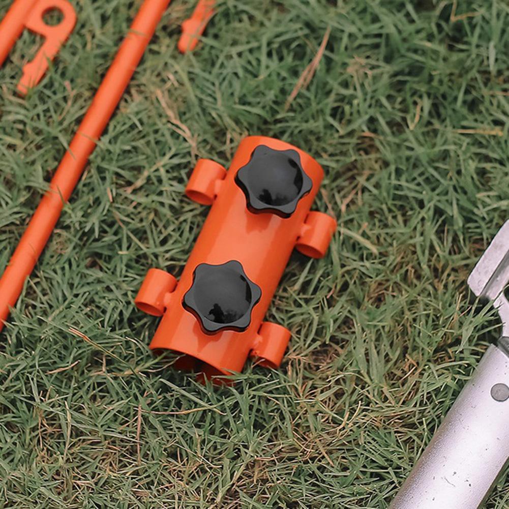 Awning Canopy Pole Fixing Pipe Ground Holder Colorful Windproof Adjustable Outdoor Camping Tent Accessories