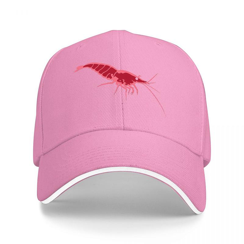Red Lobster Embroidered Black Baseball Cap Classic Fit Adjustable Hat Outdoor Fashion Accessory