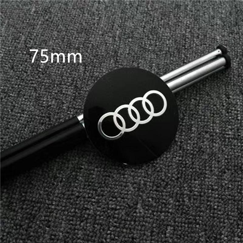 4PCS Car Badge Wheel Center Cover Stickers Hub Caps Decal 56mm/75mm/90mm For T3 A3 A4 A6 A7 A8 Q3 Q5 Q7 S3 S4 S5 S6 RS QW32s37
