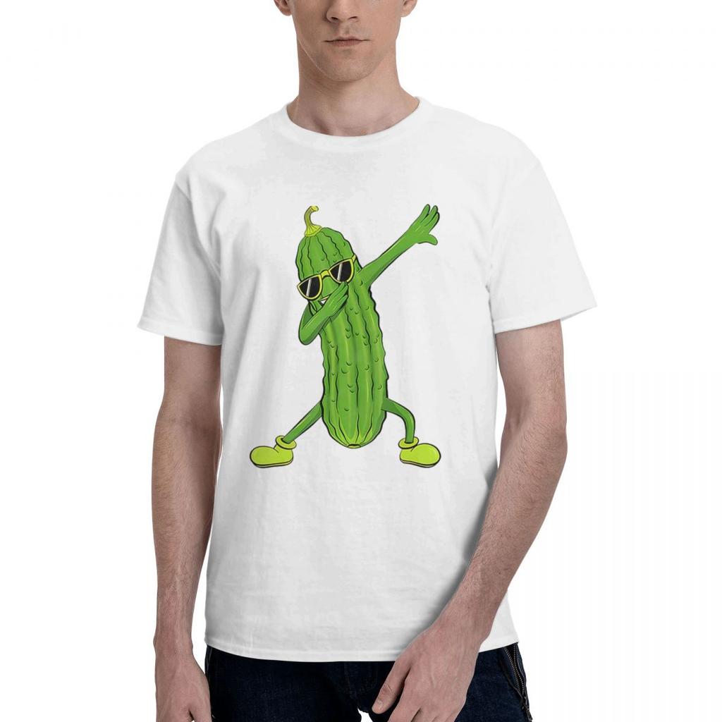 Dabbing Pickle Dancing Cucumber Lover 100 Cotton Casual Breathable Confortable Tshirt Mens Clothing Brands Men Clothes