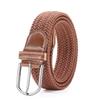Multi-Color Elastic Needle Buckle Leather Belt – Men's Casual Fashion Accessory