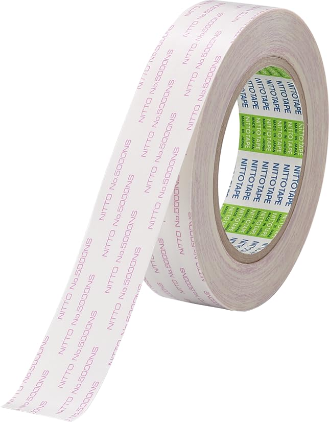 Nitoms PROSELF A9031 Doppelseitiges Klebeband zum Ablösen, Allzweck, NR.5000NS, Weiß, Breite 1,2