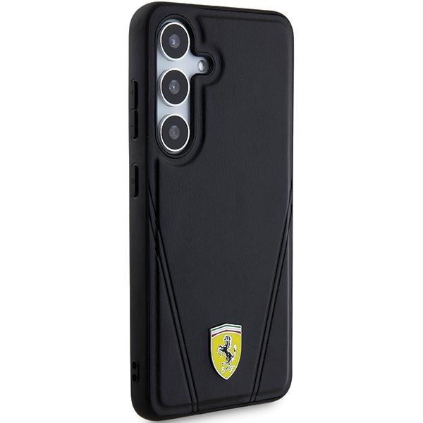 Ferrari Fehms24Sp3Bak S24 S921 Czarny/Black Hardcase Hot Stamp V Lines Magsafe