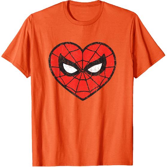 Maglietta Marvel Spider-Man Cuore