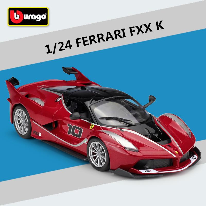 

Bburago 1:24 Ferrari Laferrari FXX K Alloy Super Sports Car Model Diecast Metal Track Racing Car Vehicles Model Simulation Gifts червоний