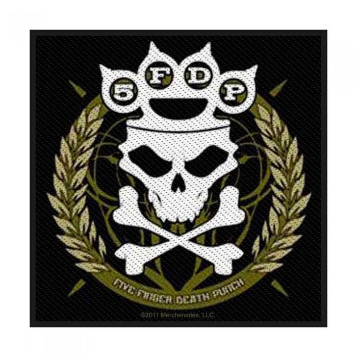 Patch Finger Death Punch Woven Knuckles Crown Patch