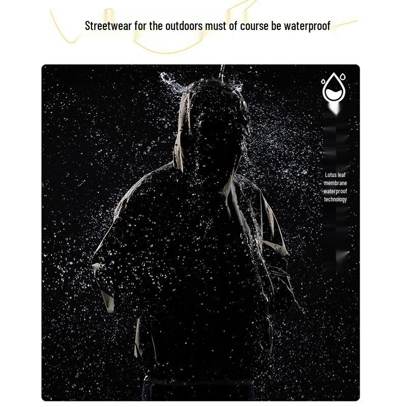 EASTERN CAMEL Unisexowa kurtka outdoorowa 3 w 1 z kapturem