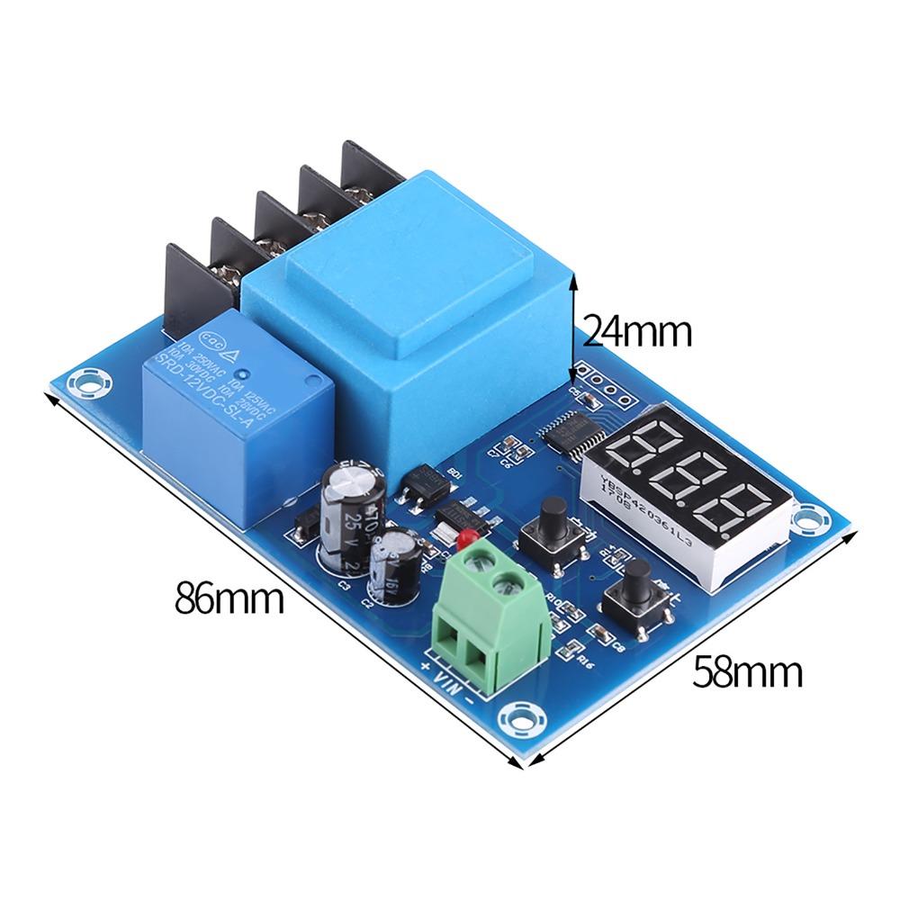 With 3-Digit Display Voltage Controller Module XH-M602 Switch Protection Board  Lithium Battery
