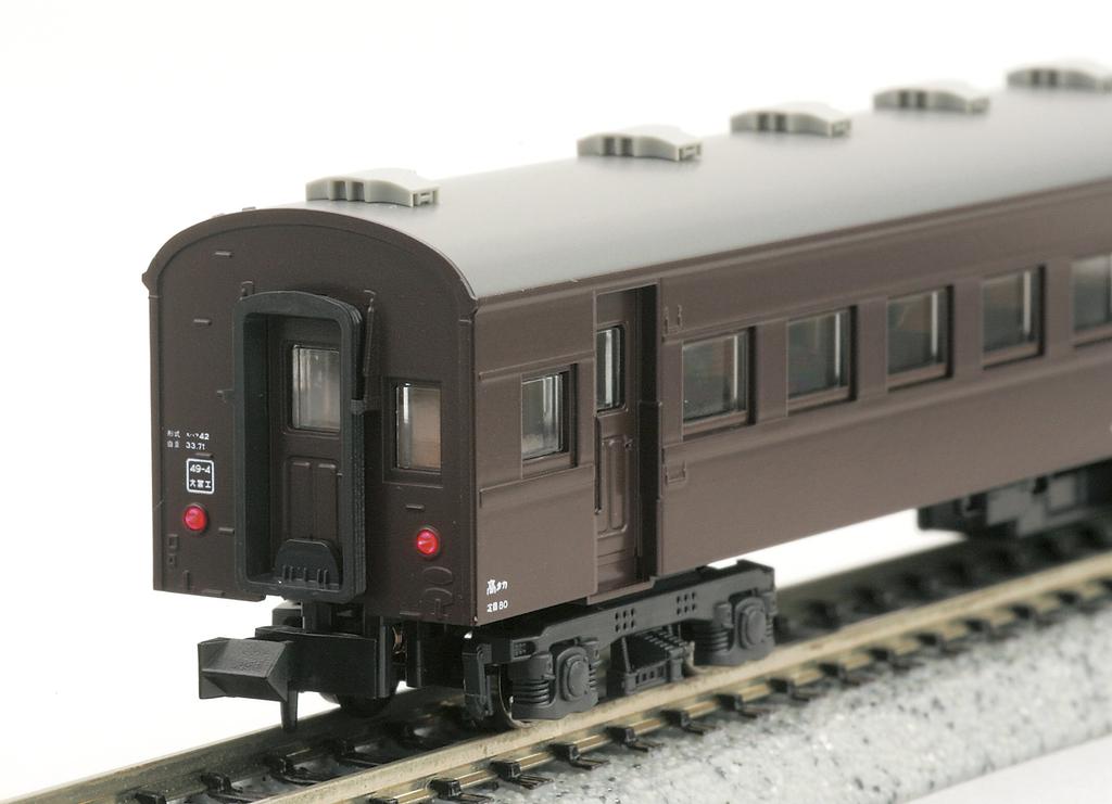 KATO N Gauge Suhafu 42 Brown Railway Model Passenger Car 5134-1