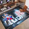 Custom Name Crystal Velvet Rug,Harry Styles Comfortable Anti Slip Floor Mat For Room Decoration
