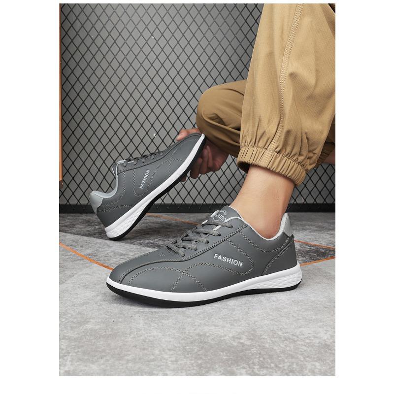 Große Leder Leichte Wasserdichte Board Schuhe, Lässige Studenten Laufschuhe, Herren- und Jugendsportschuhe