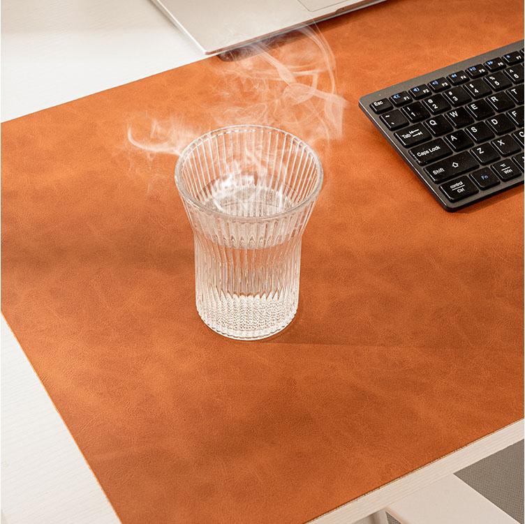 Leather Desk Mat – Extra Large Waterproof Mouse Pad & Keyboard Pad Non-Slip PU Leather Desk Blotter Table Protector  Home Office Supplies