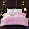 White Cotton Thickened Duvet - Cozy Quilt for Dorms and Emergency Relief
