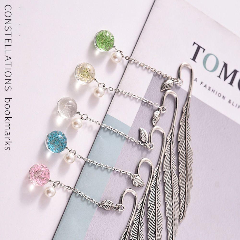 Cartoon Metal Bookmark Cute School Supplies Bookmarks 2024 Cool Book Page Mark