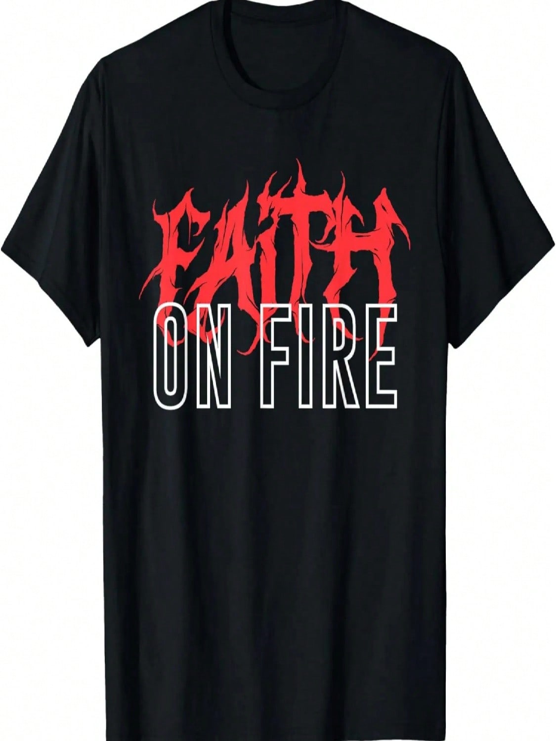 Faith On Fire T-Shirt S разноцветный
