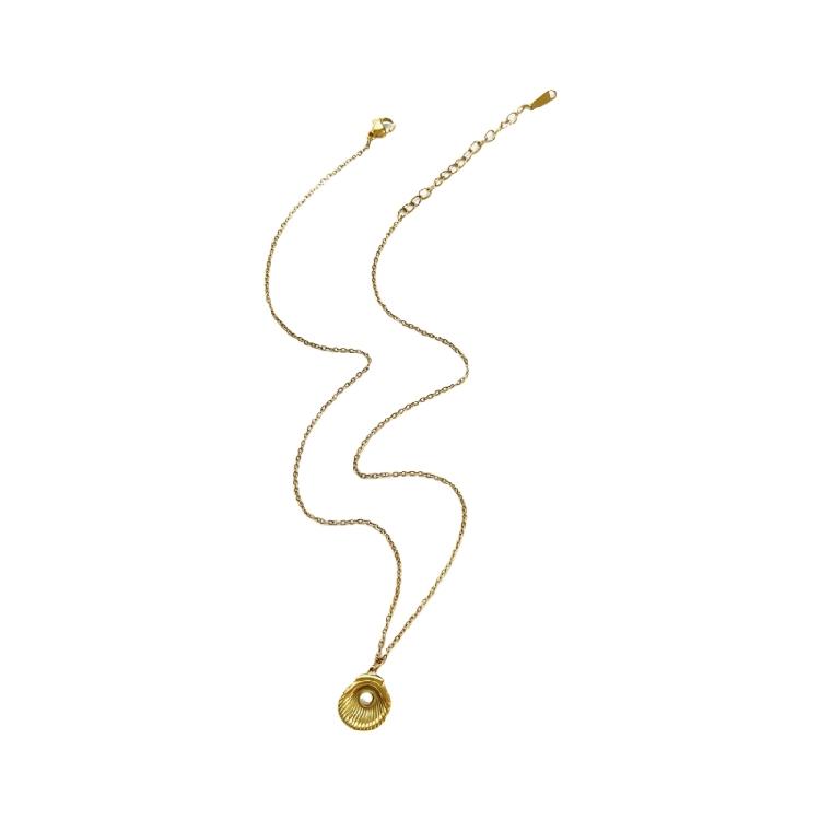 

Lightweight Jewelry With Shell And Starfish Charm Stackable Collarbone Chain Accessories For Casual Summer Looks