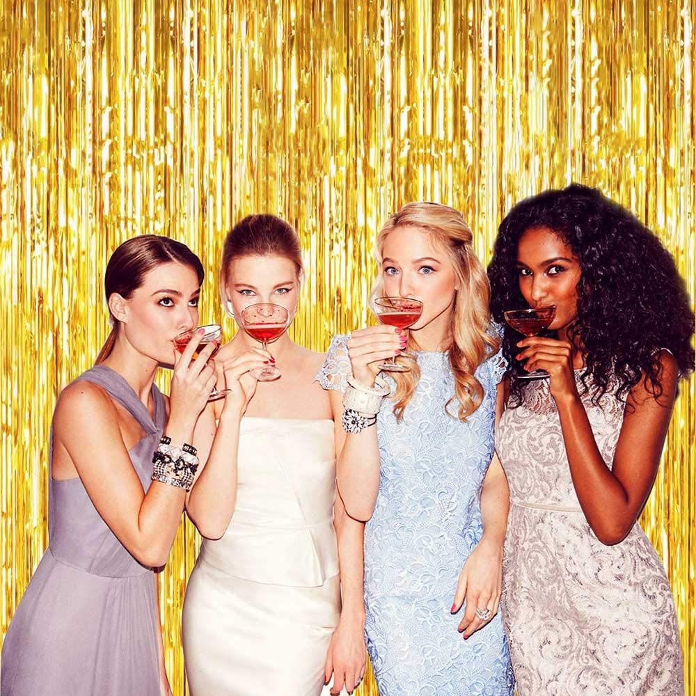 

3 упаковки 1X2M штор с бахромой, реквизит для фотобудки на день рождения, девичник, детский душ, праздничные украшения для вечеринок