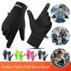 Fleece-Lined Touch Screen Gloves for Parent-Child Outdoor Activities: Warm, Cold-Proof, Ideal for Running & Cycling In Autumn and Winter