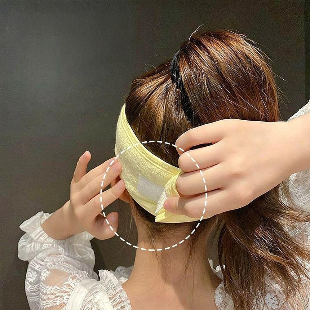 Stretchable Towel Headband Adjustable Hair Band New Head Wrap  Face Wash