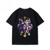 JoJos Bizarre Adventure Anime 2026 Summer New Tshirt 100 Cotton Pattern Unisex Harajuku Loose Fit Short Sleeves Y2K Shirt