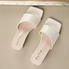 Fashion New Slippers Women's Fashion Open Toe Sandals Sexy High Heels Lady Slippers Low Heel Summer Sandals New Size