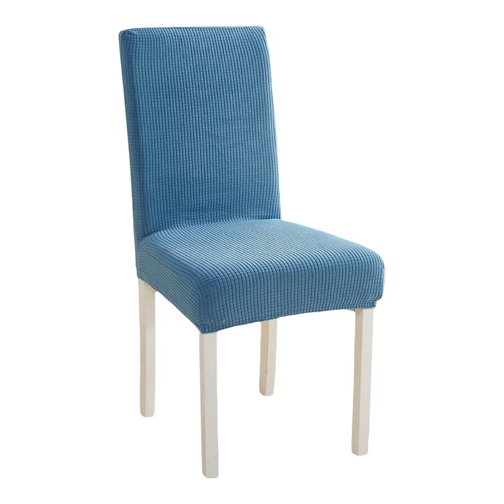 High Elastic Seat Cover Plain Color Stool Cover Dining Chair Cover Wedding Banquet