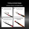 Ultra-Compact Carbon Telescopic Sea Fishing Rod - Portable Mini Design for Long-Casting.