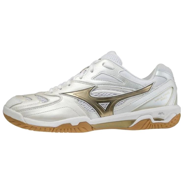 Mizuno Wavefang Pro Strapazierfähige Rutschfeste Low-Top Trainingsschuhe Unisex Trainingsschuhe Weiß Platin 71GA210050