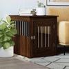 vidaXL Dog Crate Furniture, Brown Oak, 55 x 75 x 65 cm