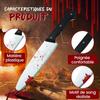 Plastic Knife with Fake Blood, 30 Cm — Prop Knife, Zombie Knife, Accessory for Halloween Parties, Role-play, Get-togethers and Carnivals