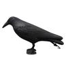 1 Pcs Simulated Crow Bird Hunting Bait Garden Bird Repelling Decoration With Wings Plastic Decoration Target Shooting