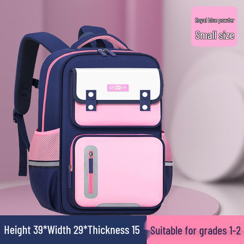 2025 Internet Celebrity Spine Protection Backpack for Grades 1-6 - Large Capacity, Decompression Design