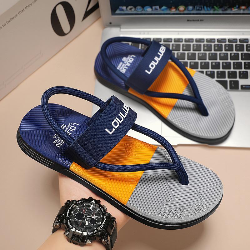 20252025 large size foreign trade outdoor travel Xiyin large size casual sandals flip-flops men's shoes beach shoes