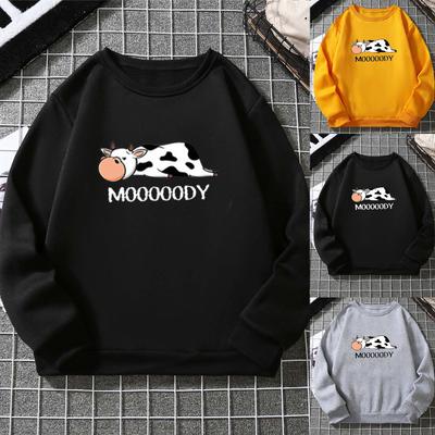 Neues Herbst- und Winter-Sport-Sweatshirt mit rundem Ausschnitt, locker, 6939