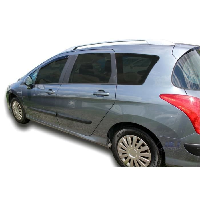 J&J AUTOMOTIVE | Heko Air Deflectors Wind Deflectors For Peugeot 308 5P. Berlina 2007-2013