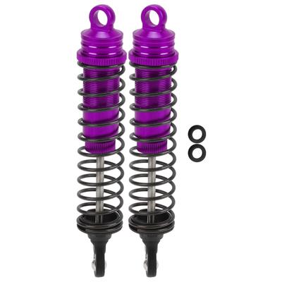 Oil Filled Adjustable Shock Absorbers Damper Replacement for TRAXXAS SLASH 2WD RC CarPurple