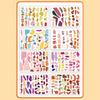 3D Children's Stickers DIY Handmade Sticker Toys Gifts Geometric Collage Sticker Book