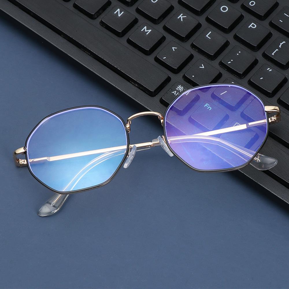 Classic Eye wear Metal Vision Care Anti-blue Light Glasses Eyeglasses Myopia Optical Mirror