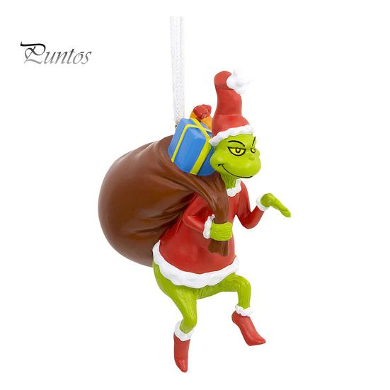 Christmas Doll Ornaments Cute Resin Christmas Tree Hanging Decoration Winter Home Holiday Figurine for Party Decor