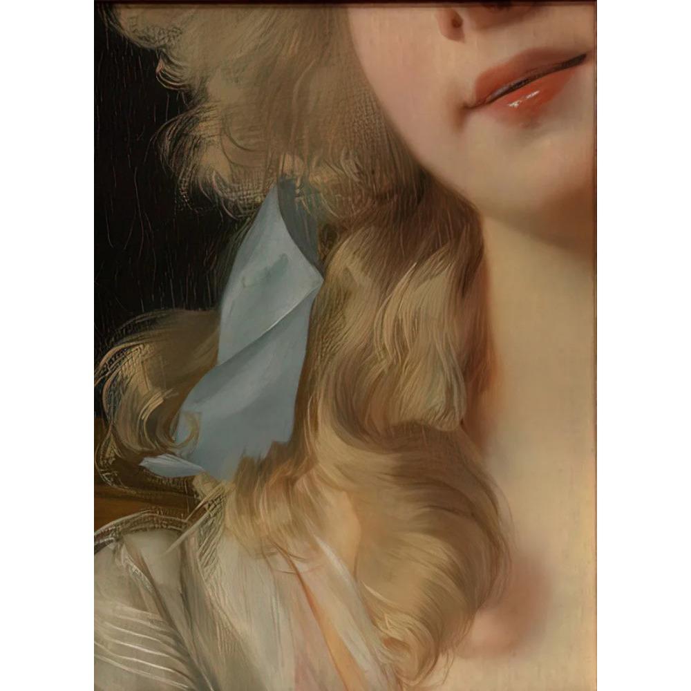 Eclectic Alter Portrait Renaissance Baroque Feminine Woman Poster Print Wall Art Pictures Canvas Painting Room Home Decor Gift