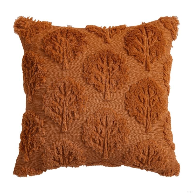 

Thick Plushie Pillowcase 3D Detailing Warm Neutral Interior Upgrades 45x45cm Comfortable Cushion Cover X3UC 45 45cm