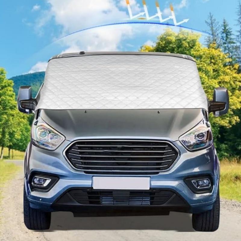 RV Windscreen Cover Anti Frost Ice Dust Window Cover Sun Protection Motorhome Vans For VW T6 Transporter 2016-